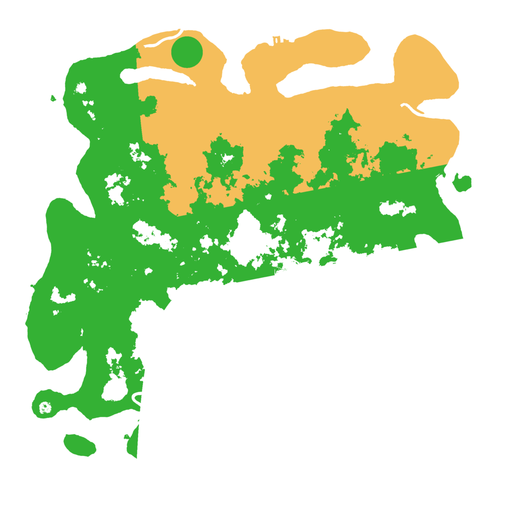 Biome Rust Map: Procedural Map, Size: 4250, Seed: 18595