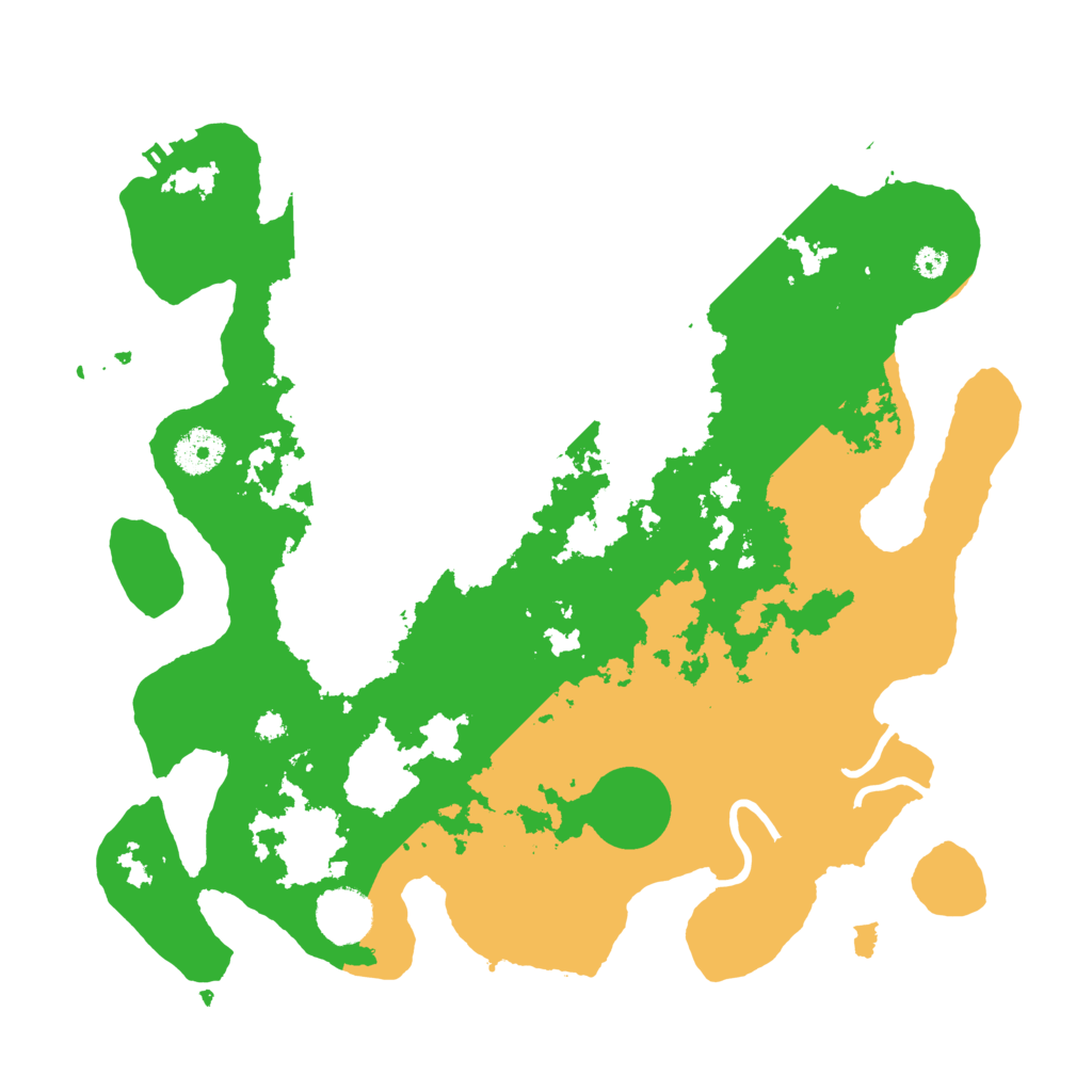Biome Rust Map: Procedural Map, Size: 3500, Seed: 32485356