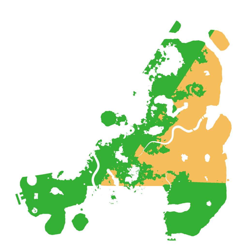 Biome Rust Map: Procedural Map, Size: 4500, Seed: 1212022