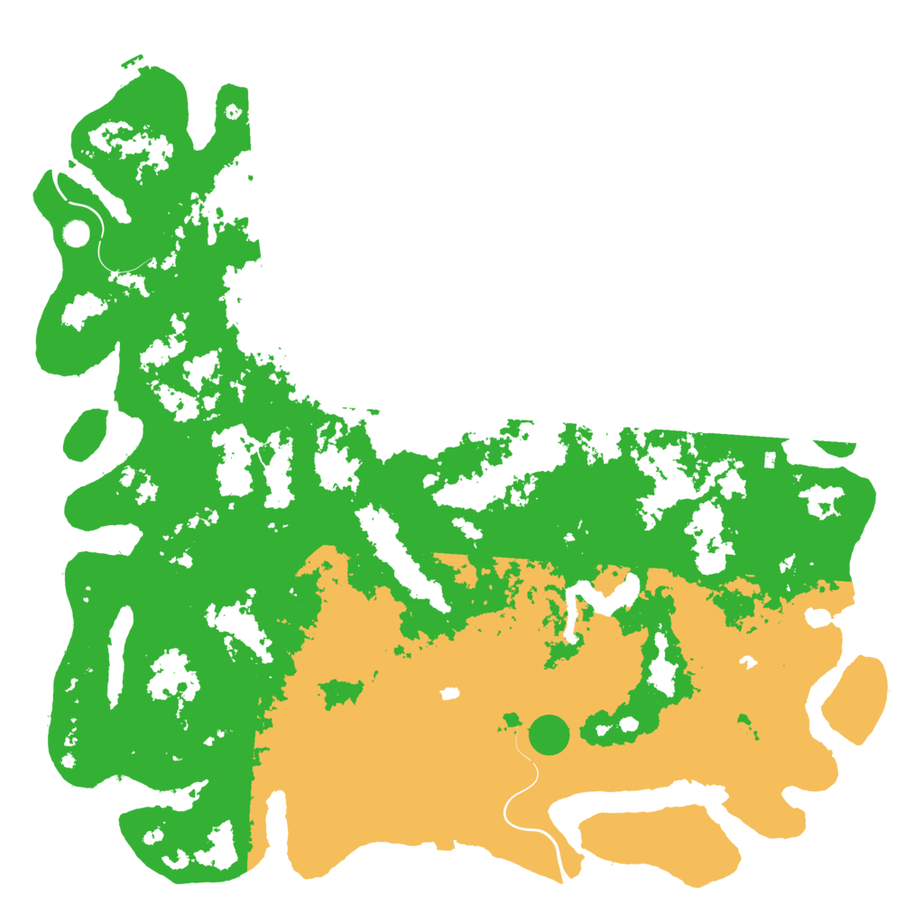 Biome Rust Map: Procedural Map, Size: 6000, Seed: 1678509756