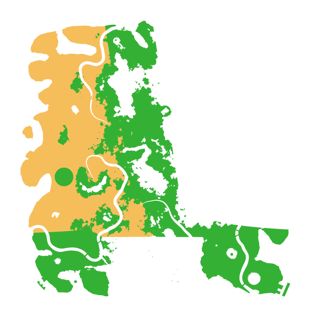 Biome Rust Map: Procedural Map, Size: 4500, Seed: 880176715