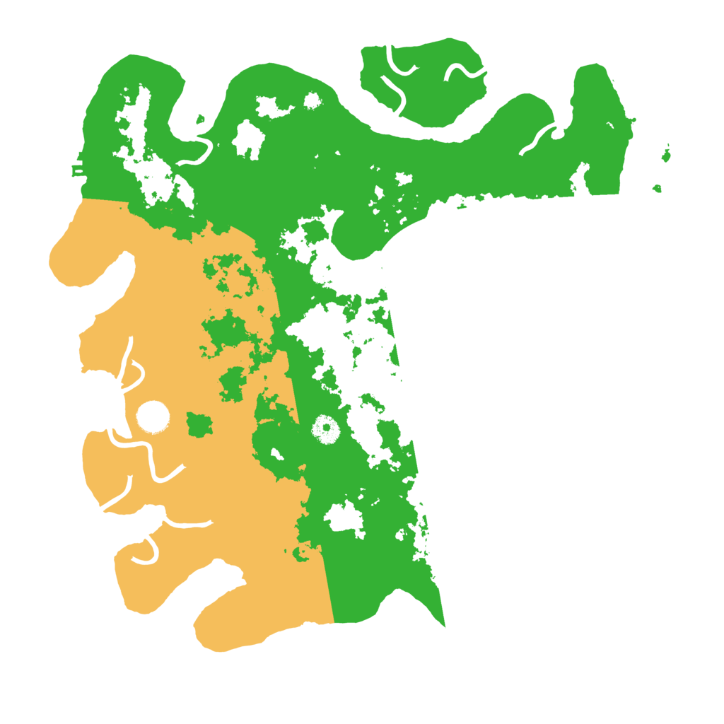 Biome Rust Map: Procedural Map, Size: 3900, Seed: 8834433