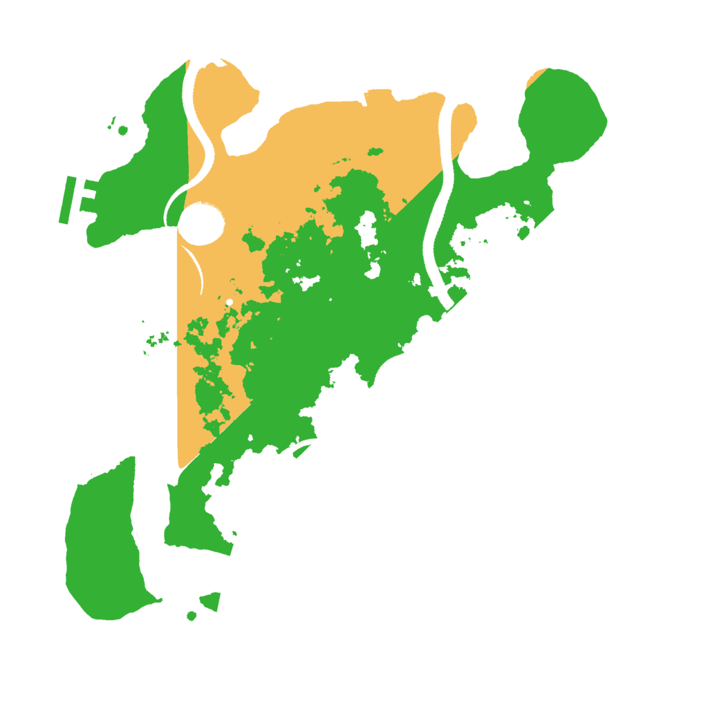 Biome Rust Map: Procedural Map, Size: 3000, Seed: 1012494100