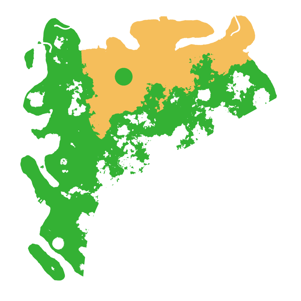 Biome Rust Map: Procedural Map, Size: 4500, Seed: 117474618