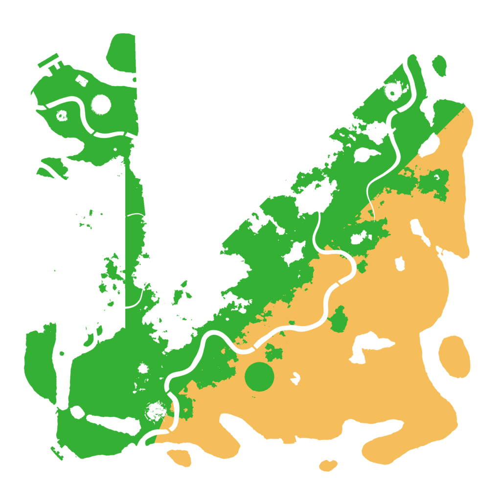 Biome Rust Map: Procedural Map, Size: 4500, Seed: 97742220