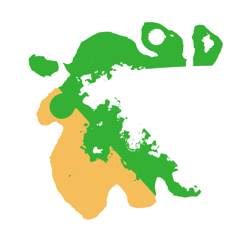 Biome Rust Map: Barren, Size: 2700, Seed: 60430