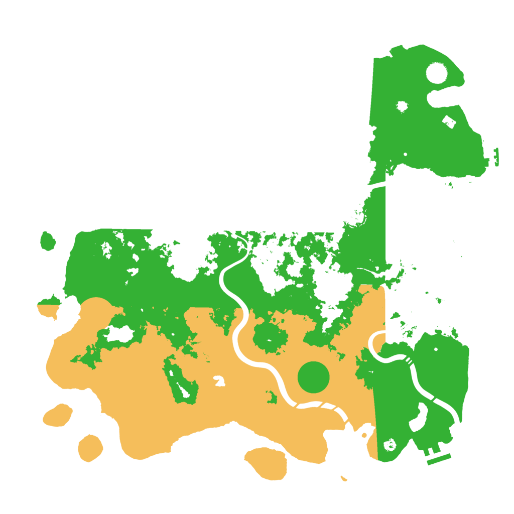 Biome Rust Map: Procedural Map, Size: 4250, Seed: 45734264