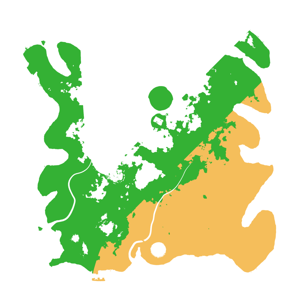 Biome Rust Map: Procedural Map, Size: 3500, Seed: 1966312669