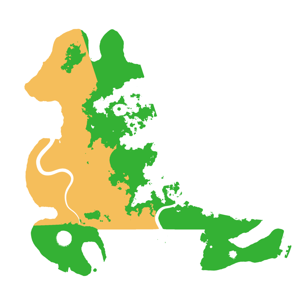 Biome Rust Map: Procedural Map, Size: 3500, Seed: 701381116