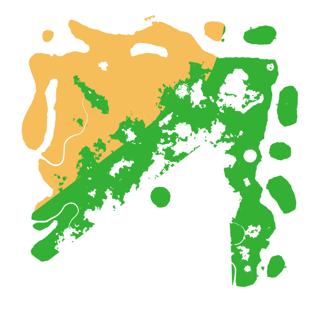 Biome Rust Map: Procedural Map, Size: 4300, Seed: 650167698