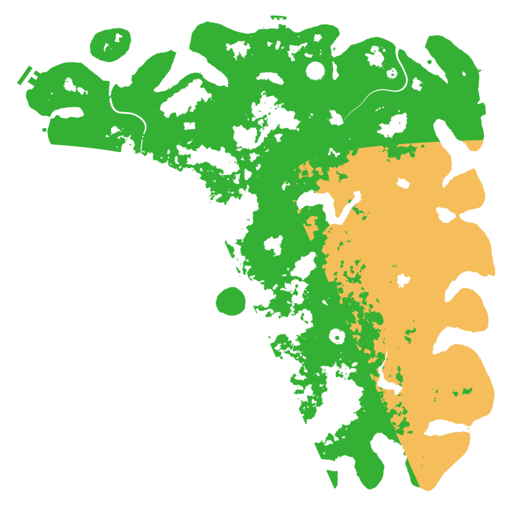 Biome Rust Map: Procedural Map, Size: 5000, Seed: 8384905