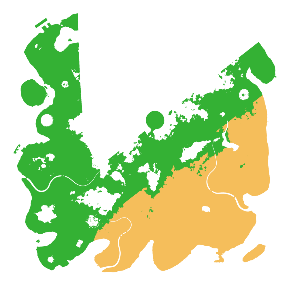 Biome Rust Map: Procedural Map, Size: 4250, Seed: 1345062057