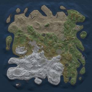 Thumbnail Rust Map: Procedural Map, Size: 4250, Seed: 80317025, 20 Monuments