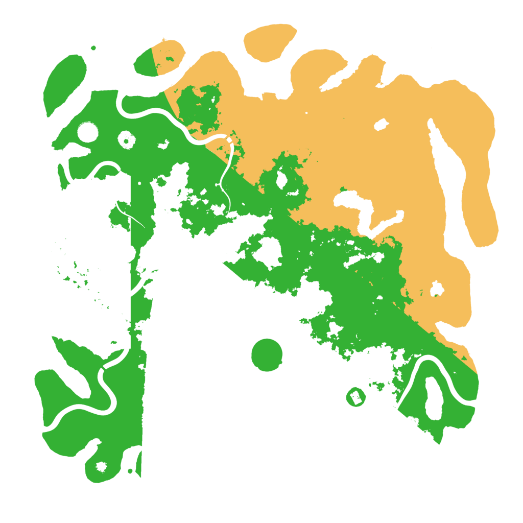 Biome Rust Map: Procedural Map, Size: 4500, Seed: 557060431