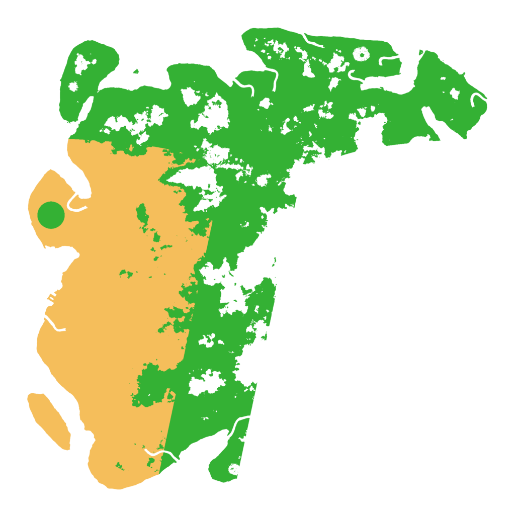 Biome Rust Map: Procedural Map, Size: 5000, Seed: 1441286496