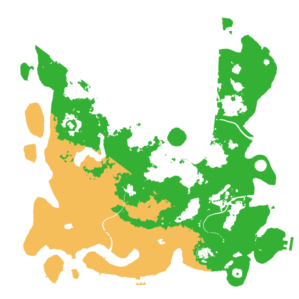 Biome Rust Map: Procedural Map, Size: 4500, Seed: 1795900401