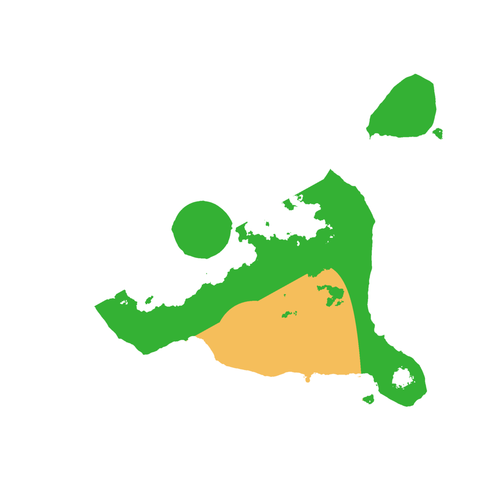 Biome Rust Map: Procedural Map, Size: 2300, Seed: 3194375