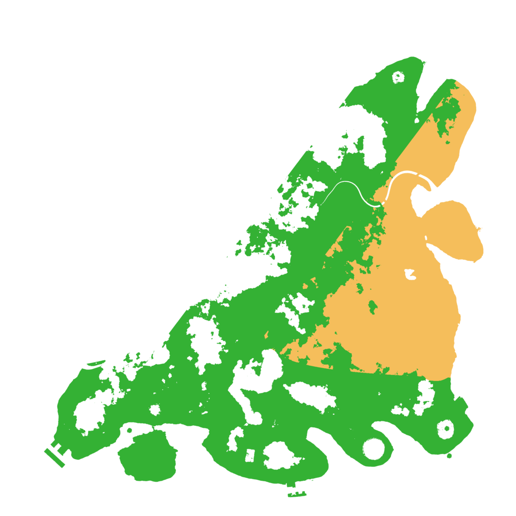 Biome Rust Map: Procedural Map, Size: 4250, Seed: 248639325