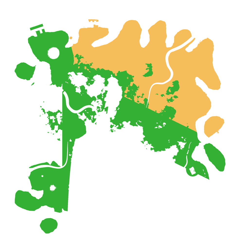 Biome Rust Map: Procedural Map, Size: 3750, Seed: 651815