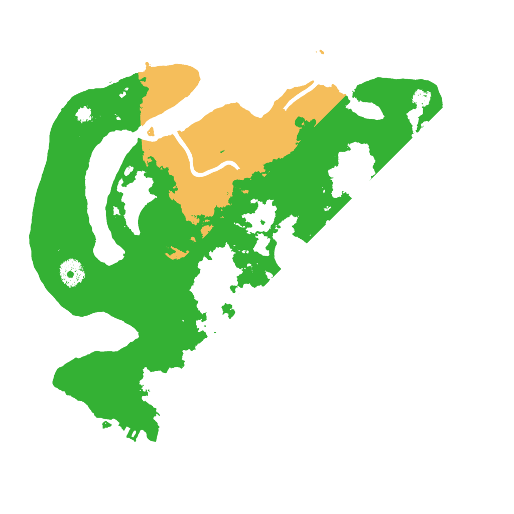 Biome Rust Map: Procedural Map, Size: 3000, Seed: 932410645