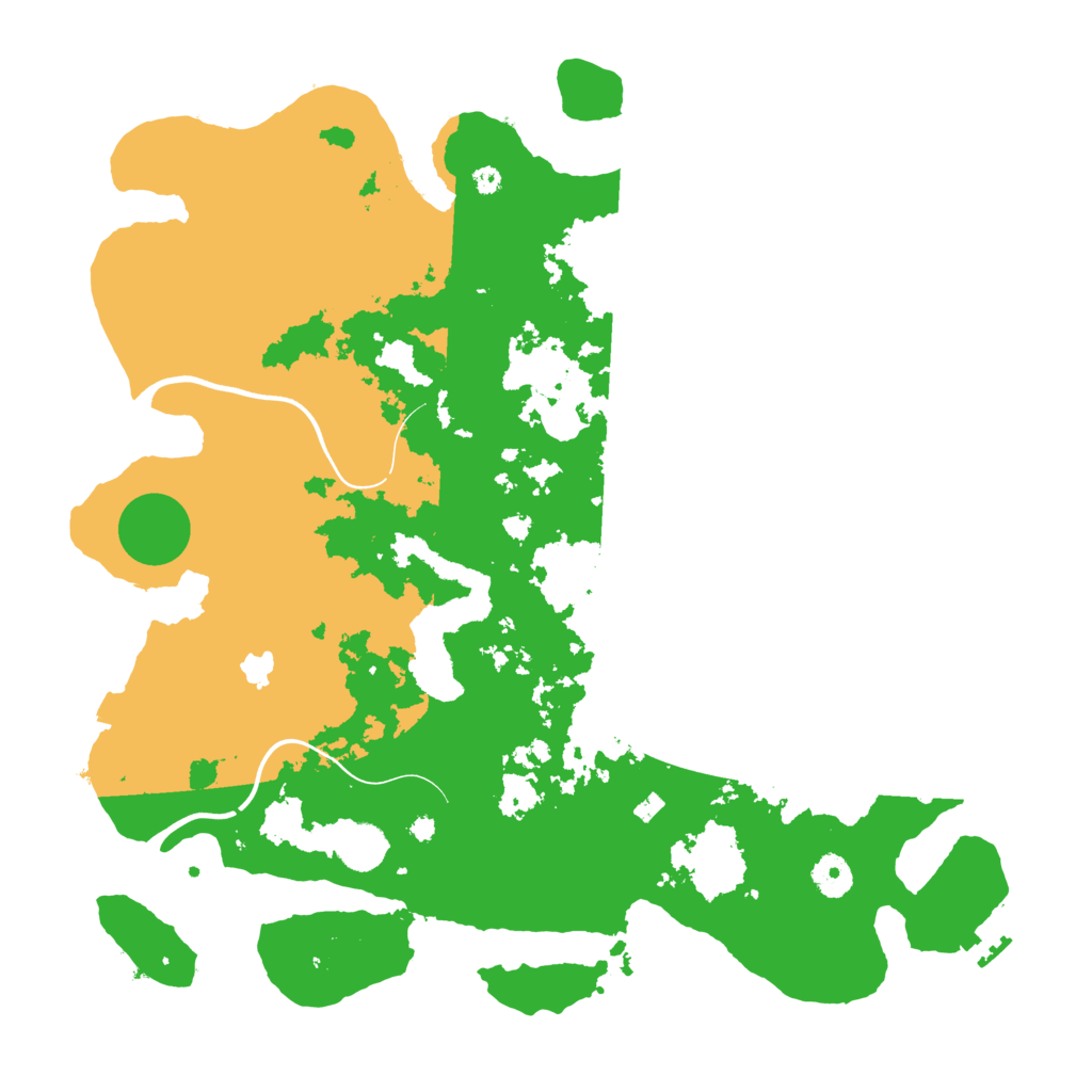 Biome Rust Map: Procedural Map, Size: 4000, Seed: 279535534