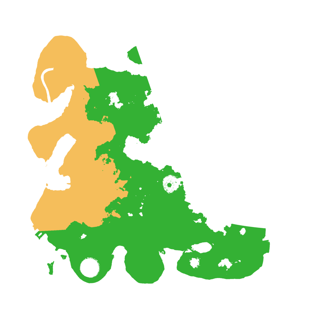 Biome Rust Map: Procedural Map, Size: 2880, Seed: 435187443