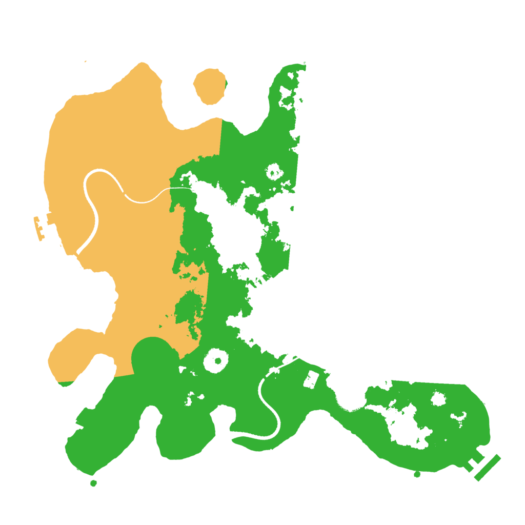 Biome Rust Map: Procedural Map, Size: 3250, Seed: 1228020282