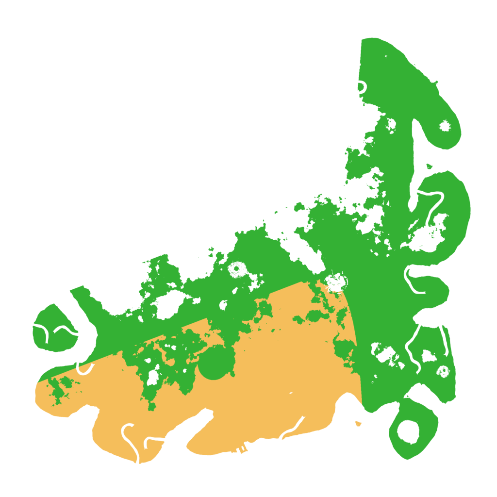 Biome Rust Map: Procedural Map, Size: 4250, Seed: 889190481