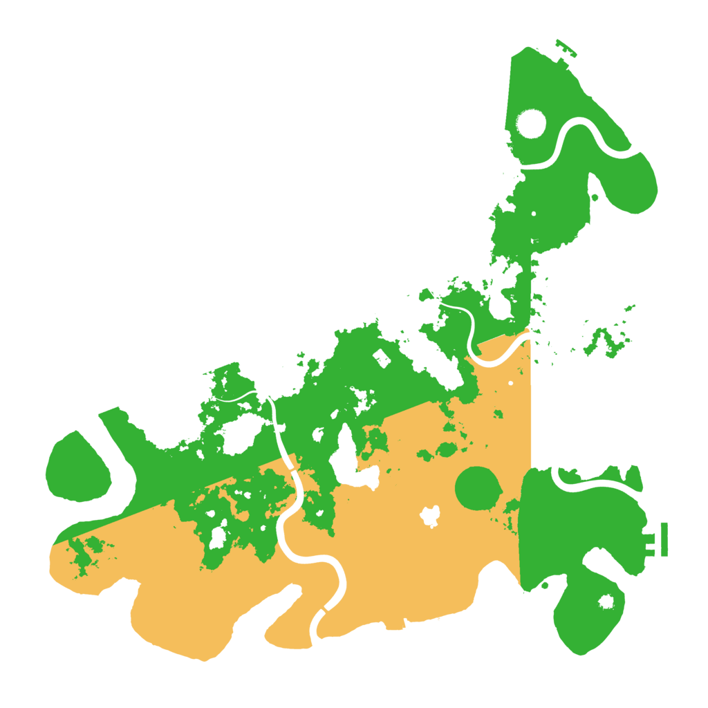 Biome Rust Map: Procedural Map, Size: 4250, Seed: 889190481