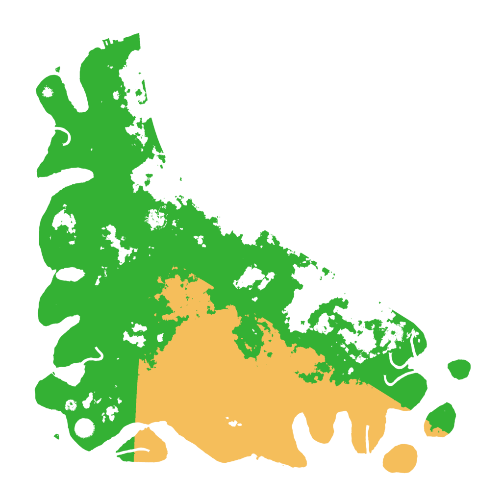 Biome Rust Map: Procedural Map, Size: 4500, Seed: 539499265