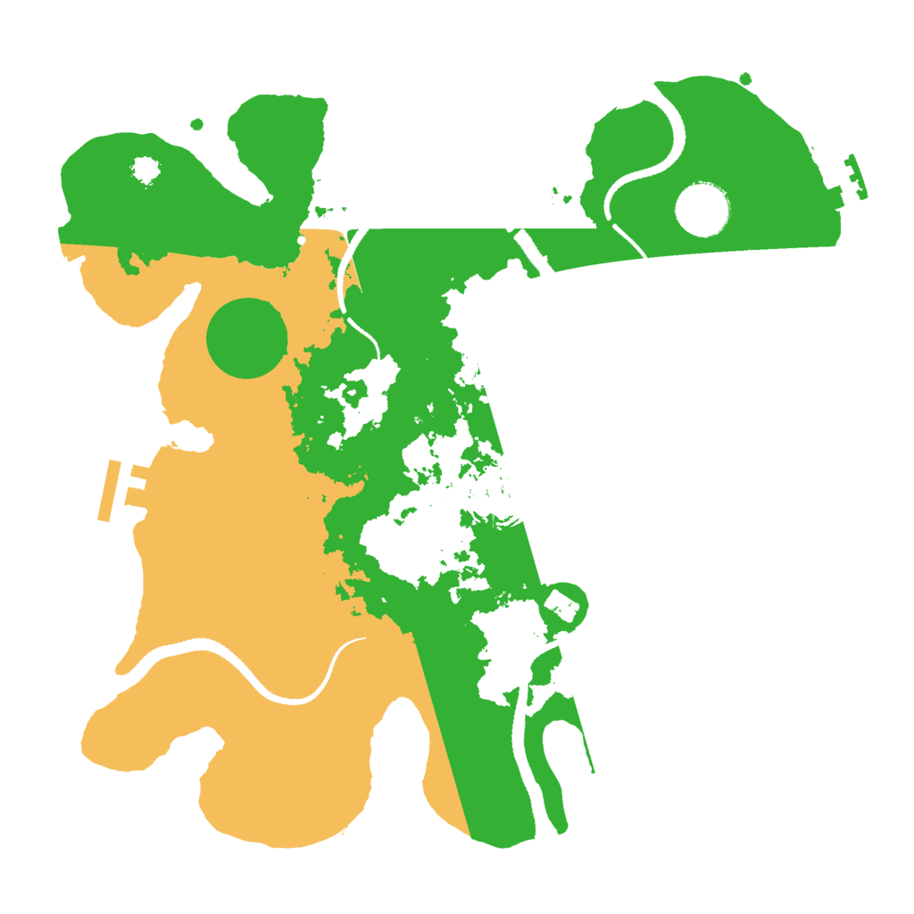 Biome Rust Map: Procedural Map, Size: 3000, Seed: 12913