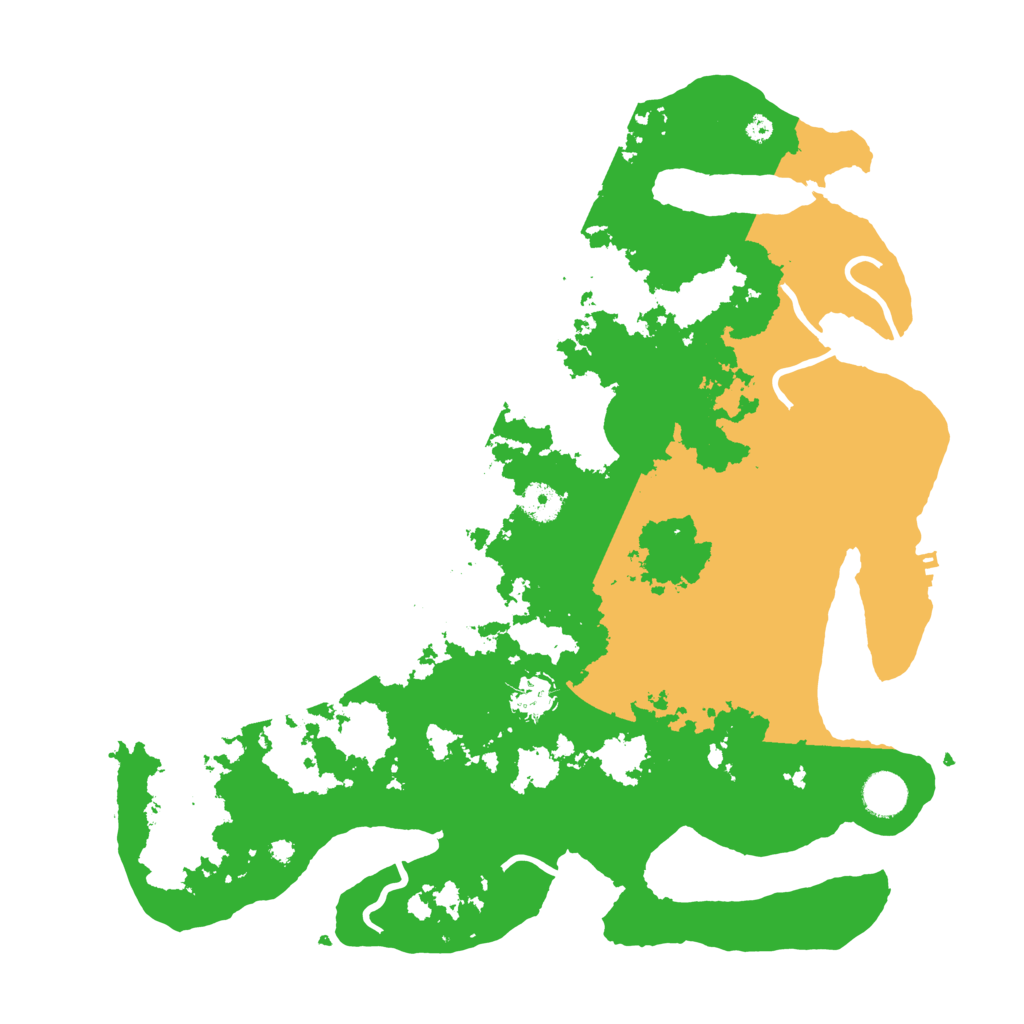 Biome Rust Map: Procedural Map, Size: 4000, Seed: 17425