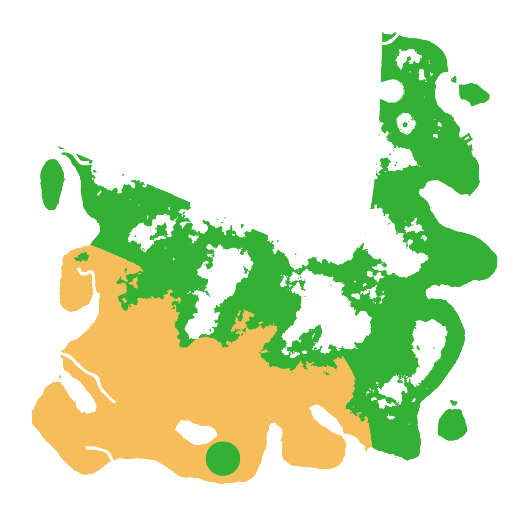 Biome Rust Map: Procedural Map, Size: 4000, Seed: 64216420
