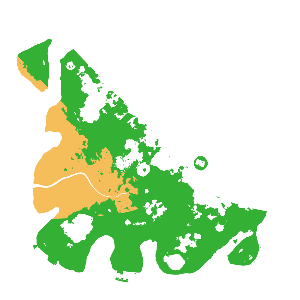 Biome Rust Map: Procedural Map, Size: 3500, Seed: 1139211407