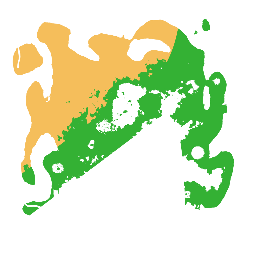 Biome Rust Map: Procedural Map, Size: 3500, Seed: 140951227