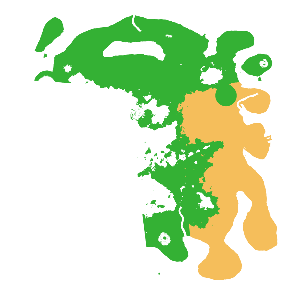 Biome Rust Map: Procedural Map, Size: 3700, Seed: 185343944