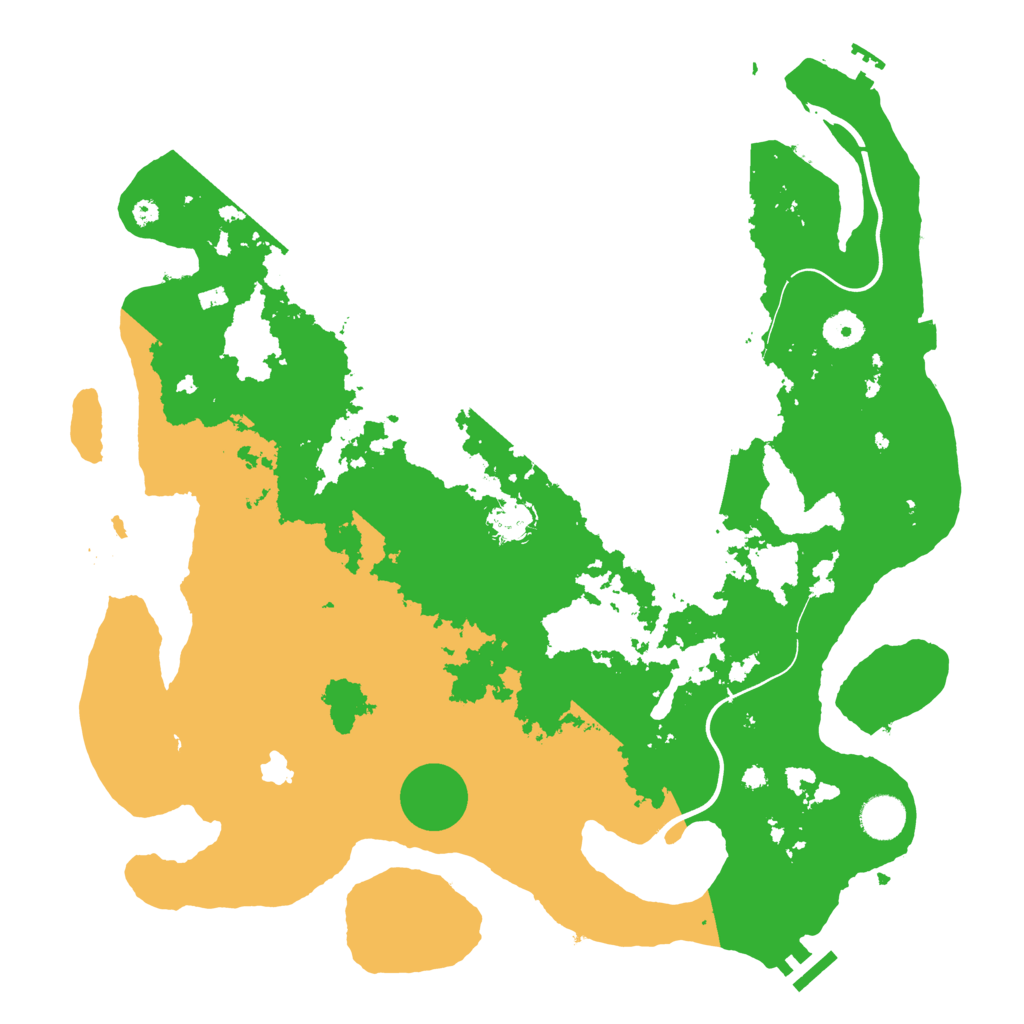 Biome Rust Map: Procedural Map, Size: 4000, Seed: 1831734549