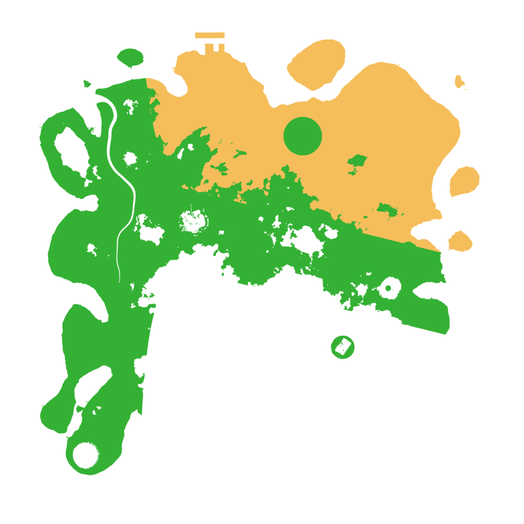 Biome Rust Map: Procedural Map, Size: 3600, Seed: 623870