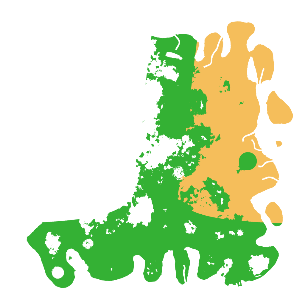 Biome Rust Map: Procedural Map, Size: 4500, Seed: 545454