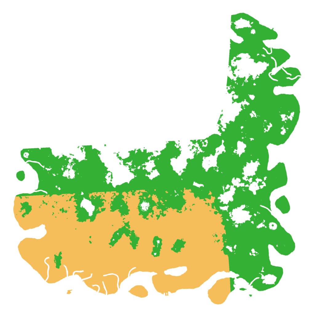 Biome Rust Map: Procedural Map, Size: 6000, Seed: 1731487553