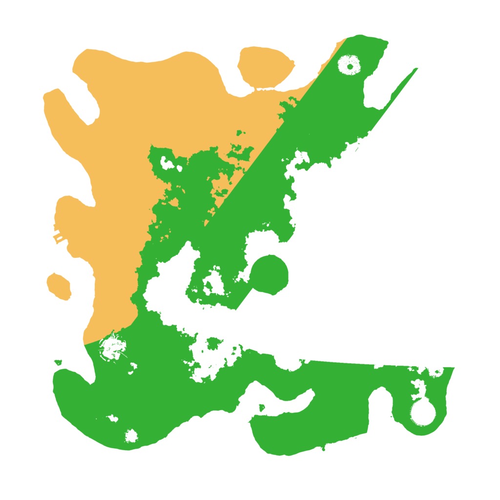 Biome Rust Map: Procedural Map, Size: 3500, Seed: 53721