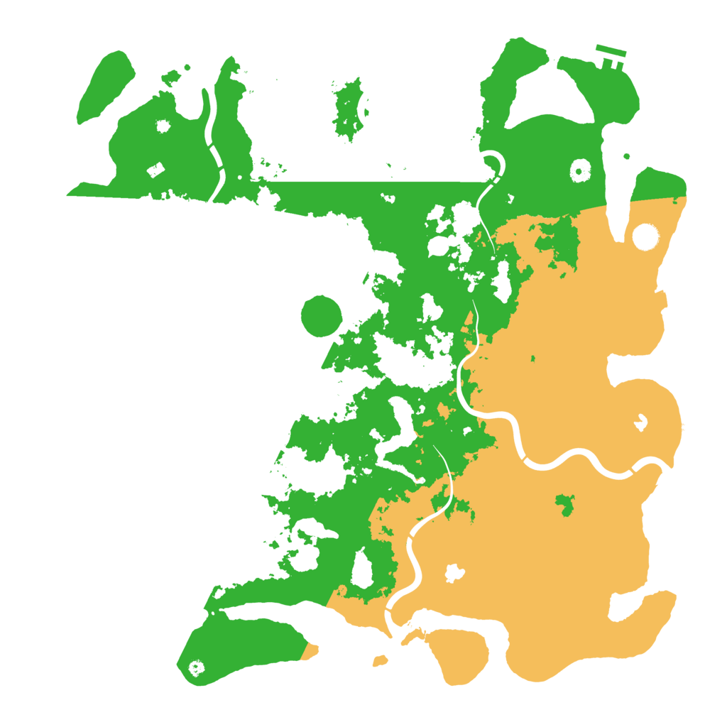 Biome Rust Map: Procedural Map, Size: 4800, Seed: 1688629475