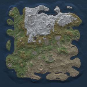 Thumbnail Rust Map: Procedural Map, Size: 4250, Seed: 1851949495, 17 Monuments