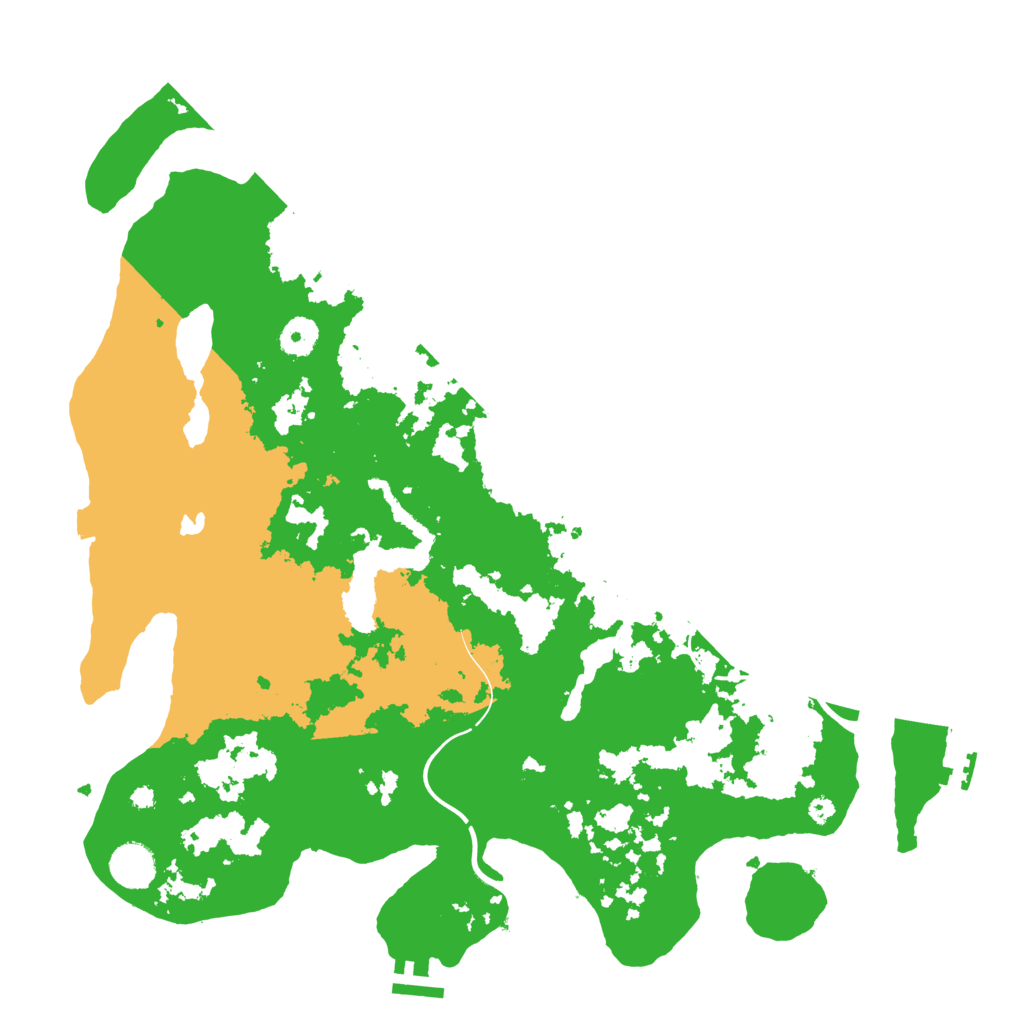 Biome Rust Map: Procedural Map, Size: 4000, Seed: 8622