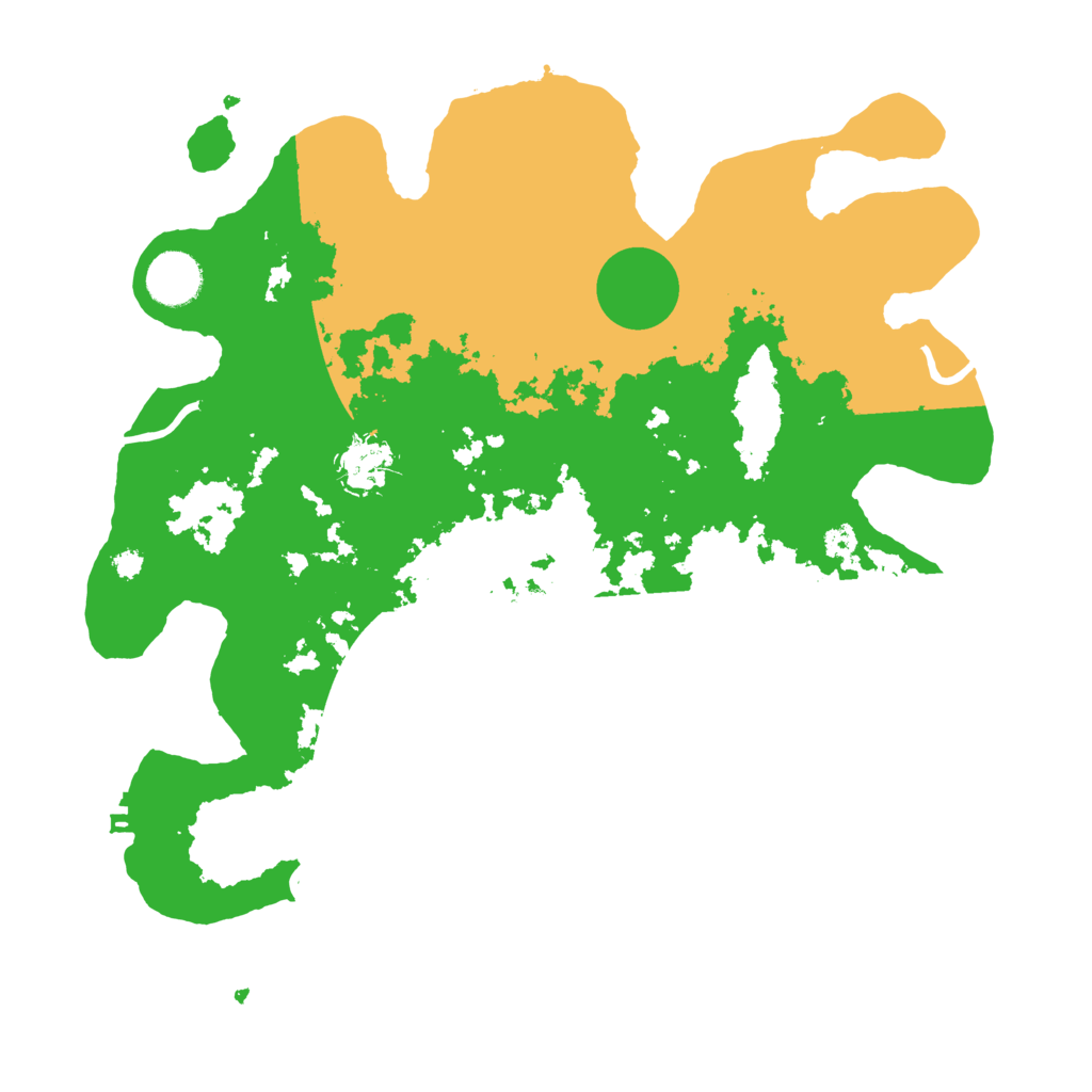Biome Rust Map: Procedural Map, Size: 3500, Seed: 1235976661
