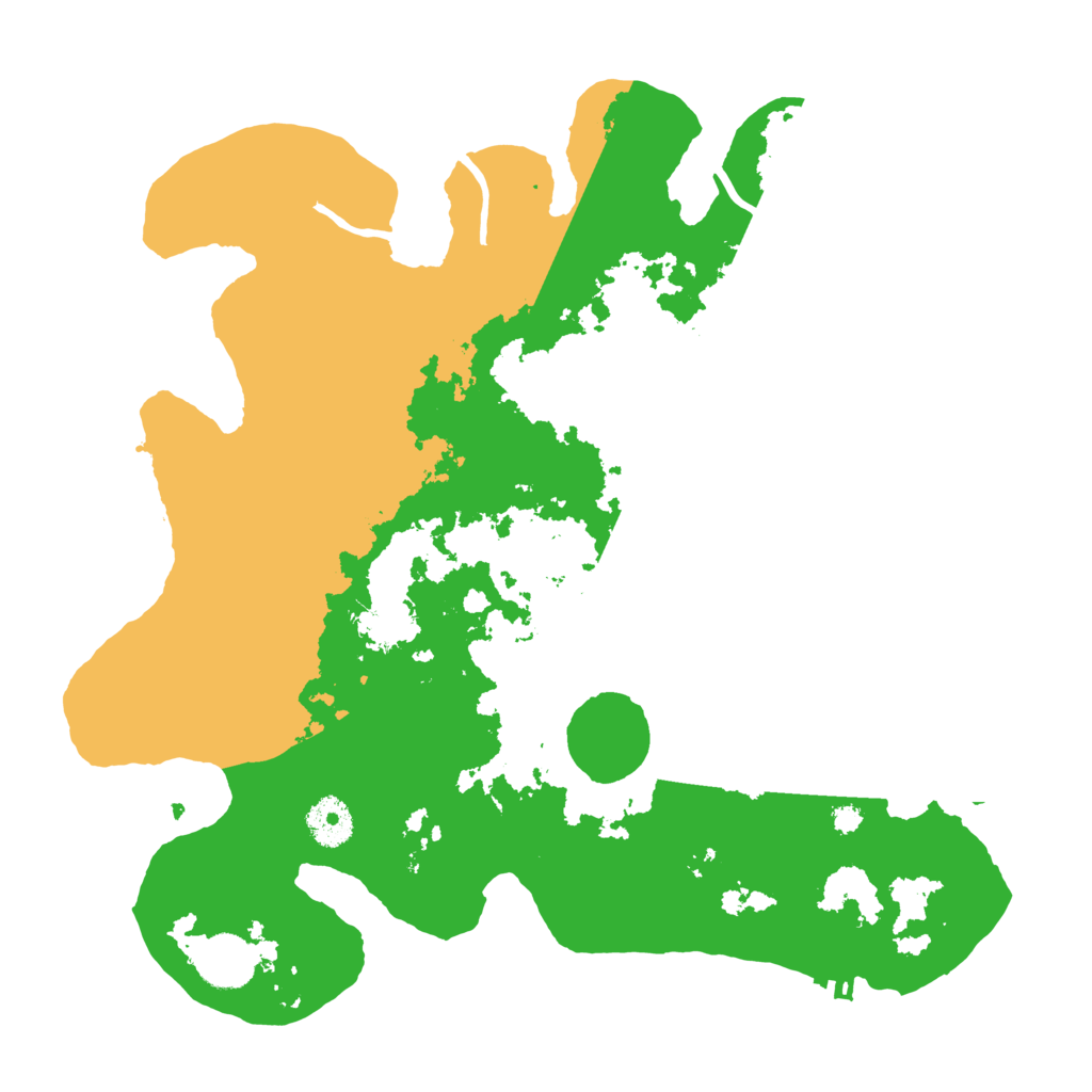 Biome Rust Map: Procedural Map, Size: 3500, Seed: 465