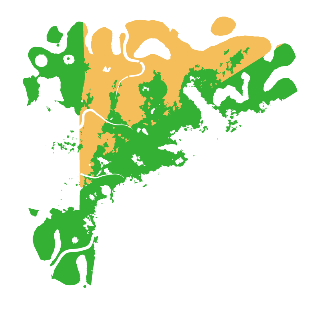 Biome Rust Map: Procedural Map, Size: 4500, Seed: 45325
