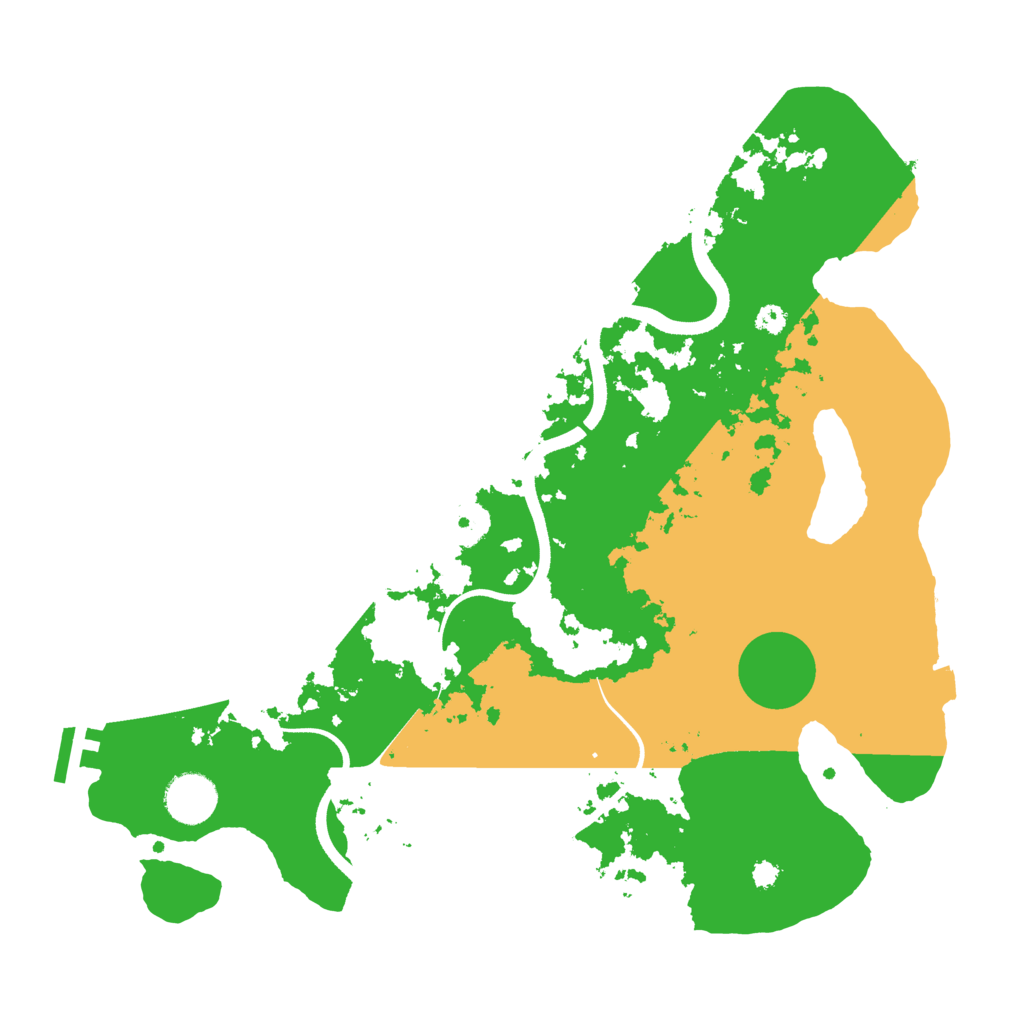 Biome Rust Map: Procedural Map, Size: 3500, Seed: 914740593