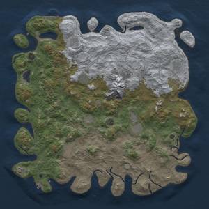 Thumbnail Rust Map: Procedural Map, Size: 5000, Seed: 217812211, 18 Monuments