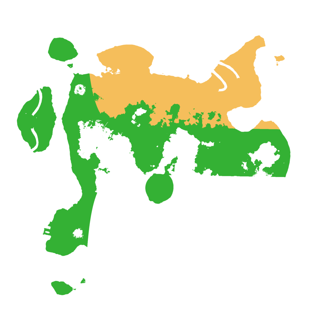 Biome Rust Map: Procedural Map, Size: 3000, Seed: 1749727274